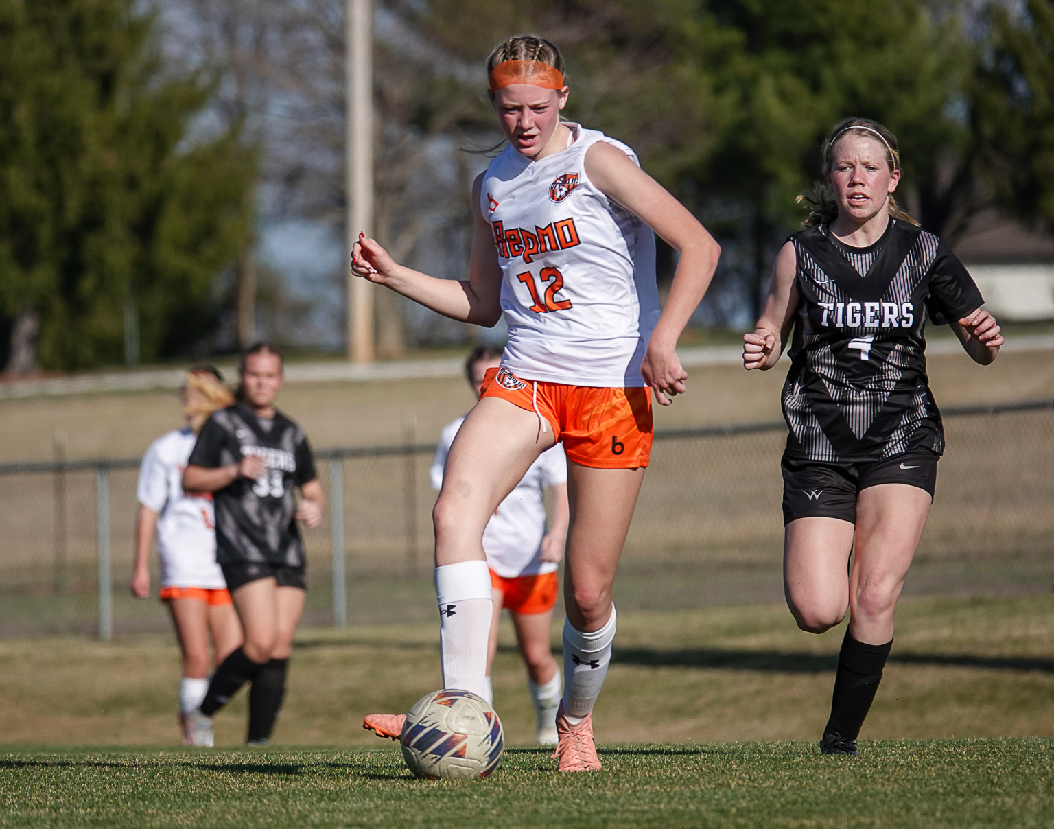 Newcomers Connect Early, but Lady Tigers Fall 3-1 at Smith-Cotton
