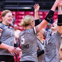 Lady Tigers Erase Mistakes, Sweep Carthage in District Opener