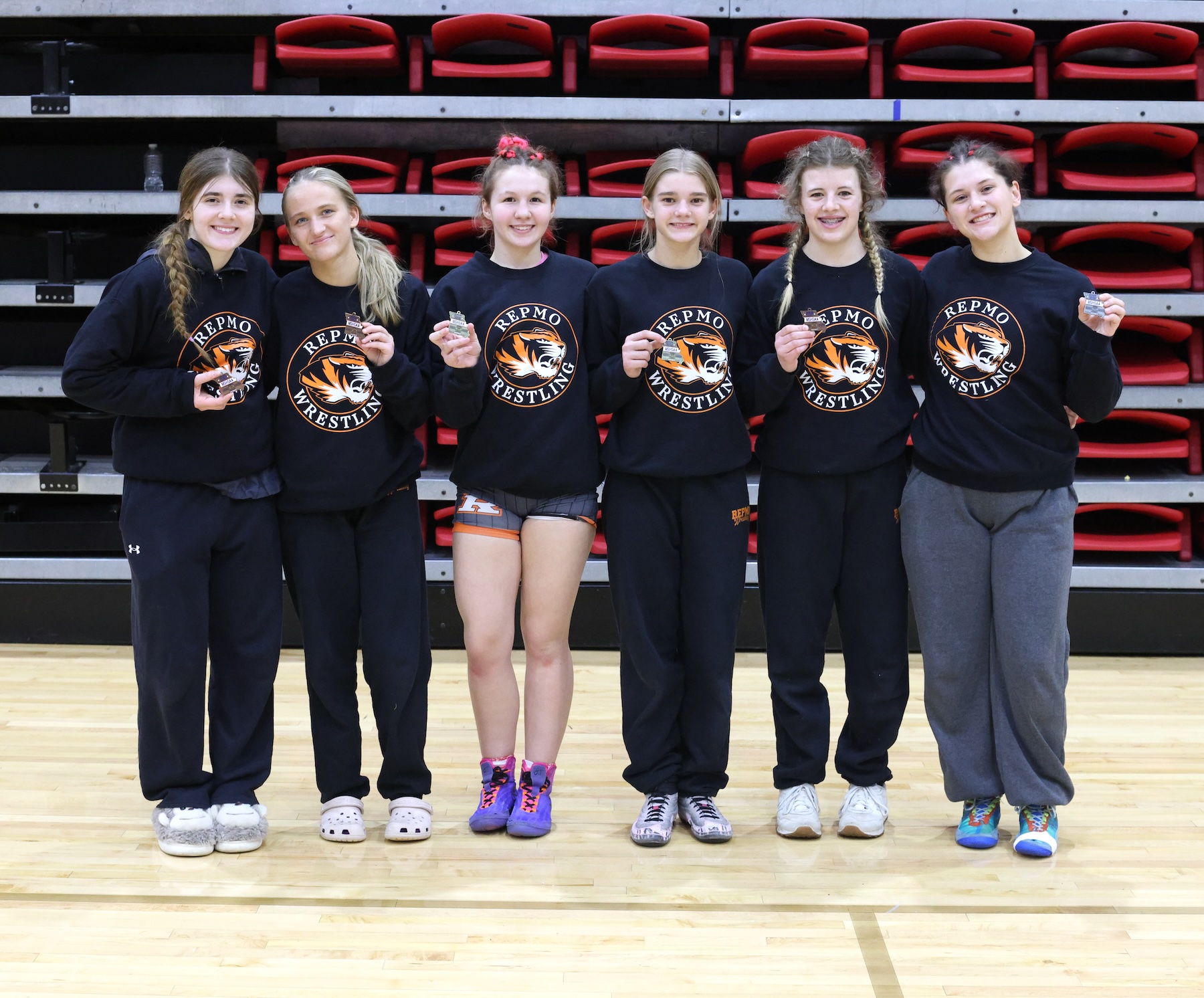 Republic Sends Six to State in Historic Girls Wrestling Day