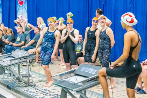 Republic Sets Five School Records at State Swim Meet