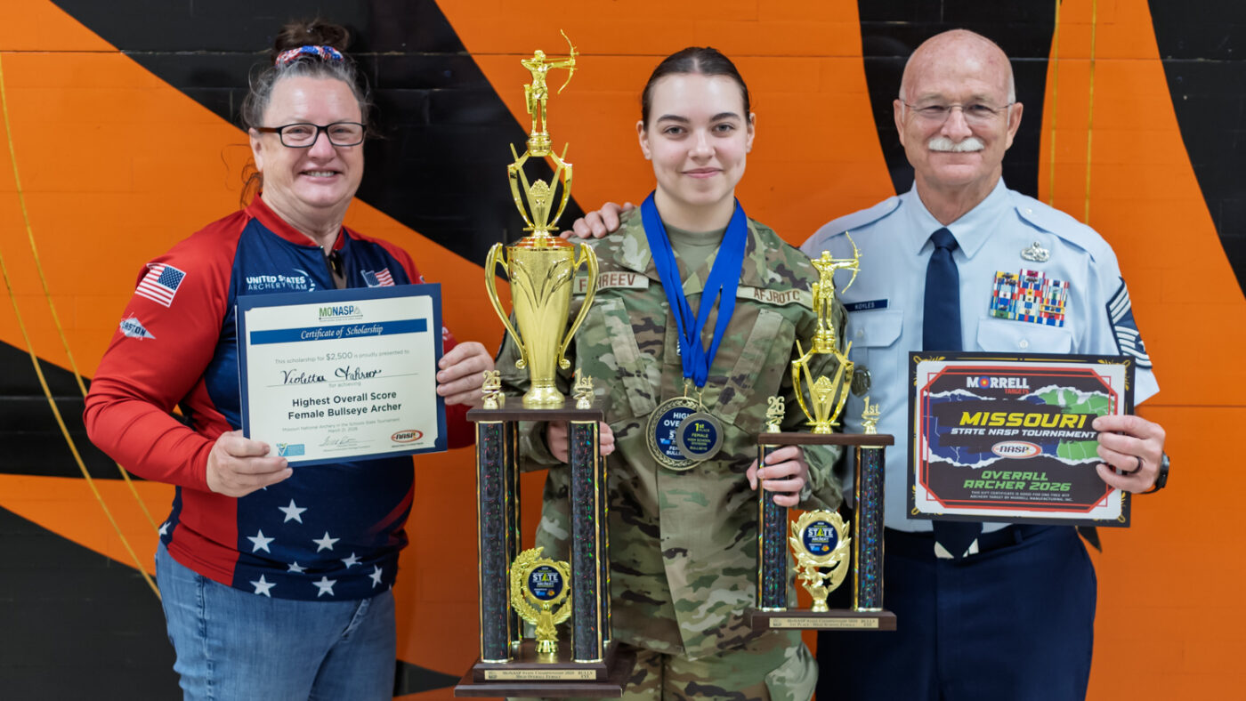 Off the Field: Republic Senior Wins State Archery Title