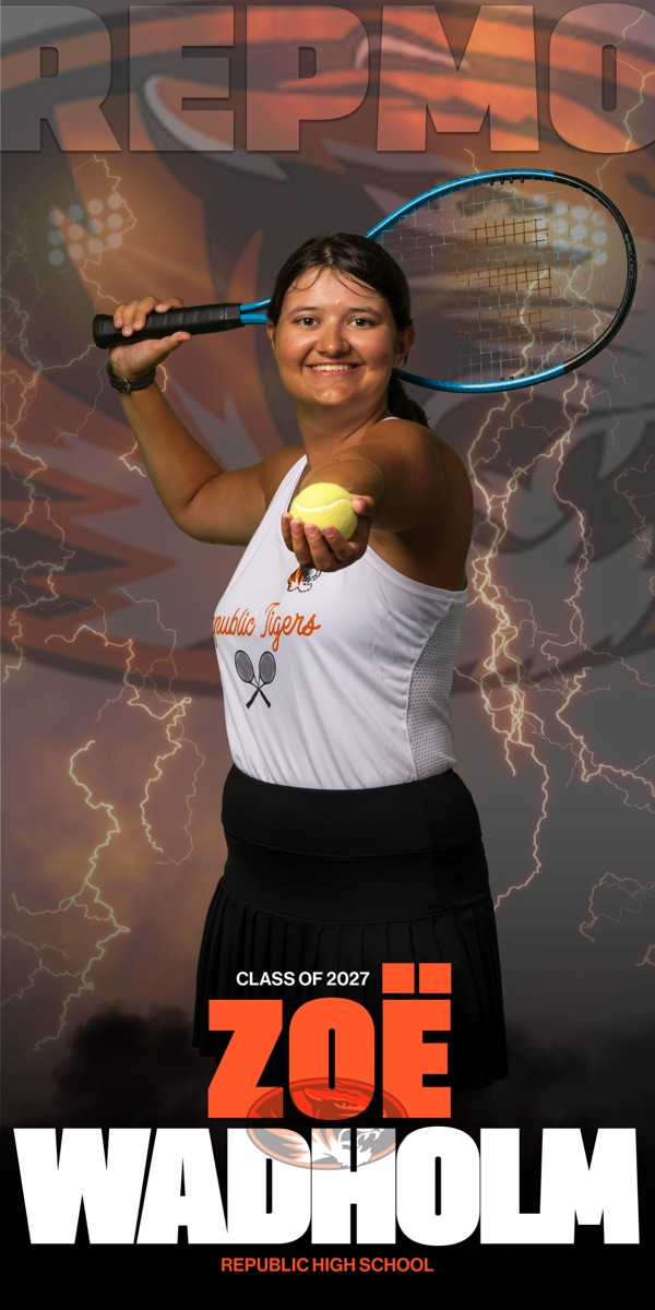 Zoe Wadholm, Republic girls tennis Class of 2027